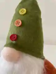 Бежевый новогодний гномик,  гном tomte, гном nisse