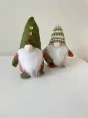 Бежевый новогодний гномик,  гном tomte, гном nisse