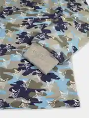 Синий пижама утепленная детская