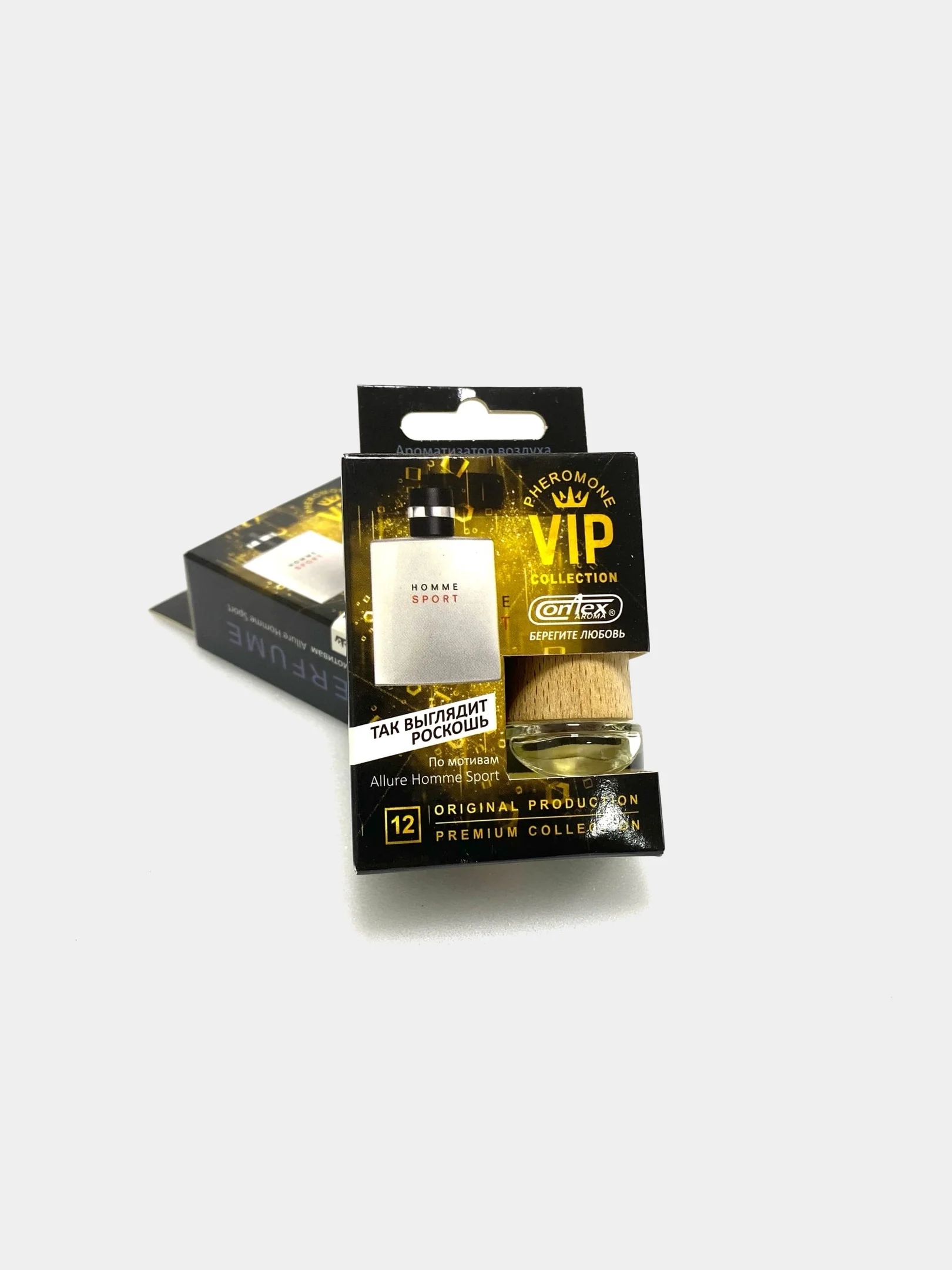 Ароматизатор воздуха Contex Pheromone VIP Collection, флакон с деревянной крышкой, 8 мл