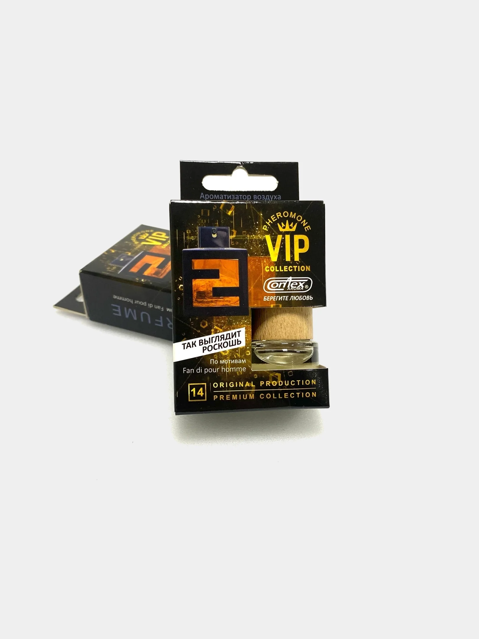 Ароматизатор воздуха Contex Pheromone VIP Collection, флакон с деревянной крышкой, 8 мл