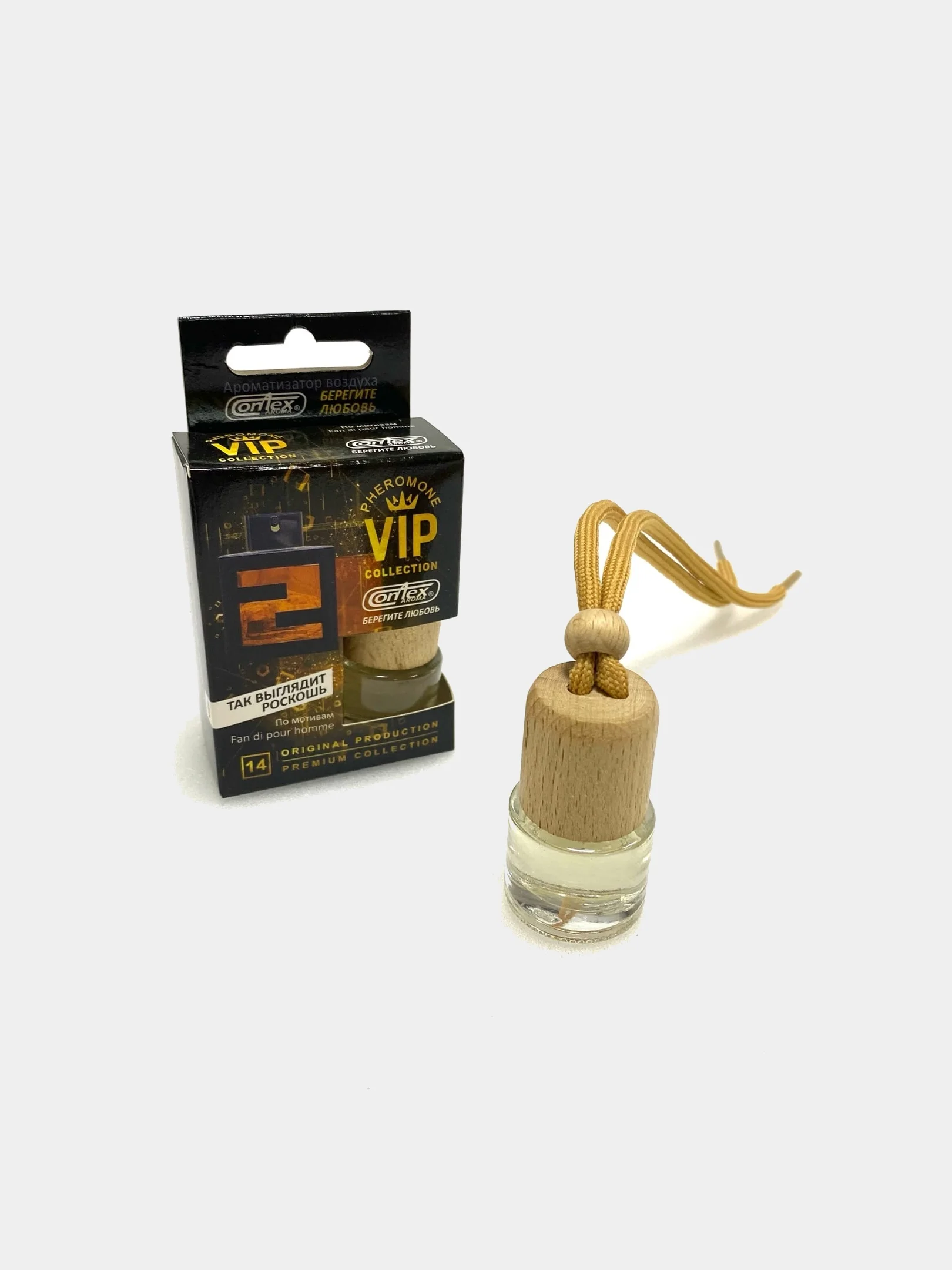 Ароматизатор воздуха Contex Pheromone VIP Collection, флакон с деревянной крышкой, 8 мл