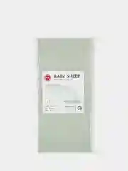Простыня на резинке 100х70 см (sage), Happy Baby