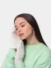 Белый варежки женские, теплые,аксессуары для женщин