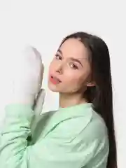 Белый варежки женские, теплые,аксессуары для женщин