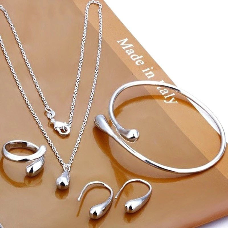 Кольцо, серьги, браслет, цепочка - Комплект украшений купить по цене 249 ₽ в интернет-магазине KazanExpress