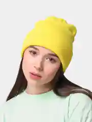 Желтый шапка бини