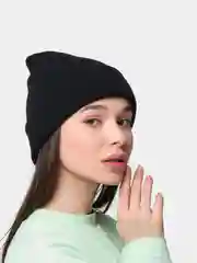 Черный шапка бини