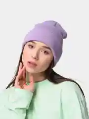 Сиреневый шапка бини
