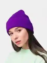 Фиолетовый шапка бини