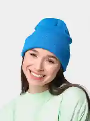 Лазурный шапка бини