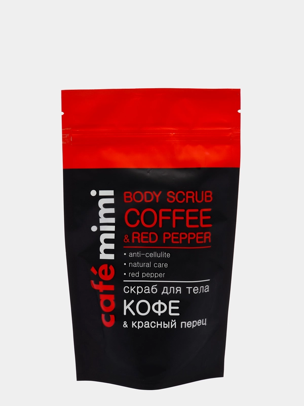 Кокосовый скраб для теля кофе & красный перец, 150 г