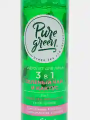 Pure Green, Гидролат для лица 3в1, "Зеленый чай и кактус", 115 мл