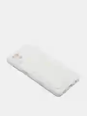 Белый чехол c карманом для карт для Xiaomi Redmi Note 9S, Note 9, Samsung A51, A12, S21, S21+