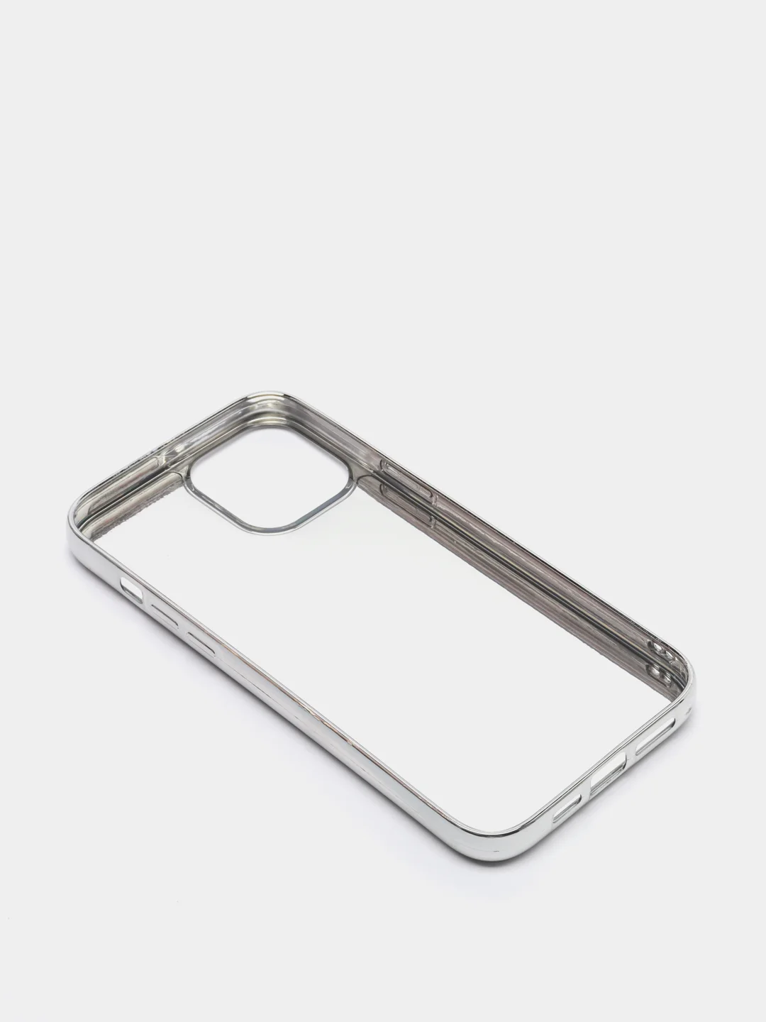 Серебряный чехол со стразами iPhone 11, 12, 12 Pro, 12 Pro Max, 13, 13 Pro, 13 Pro Max