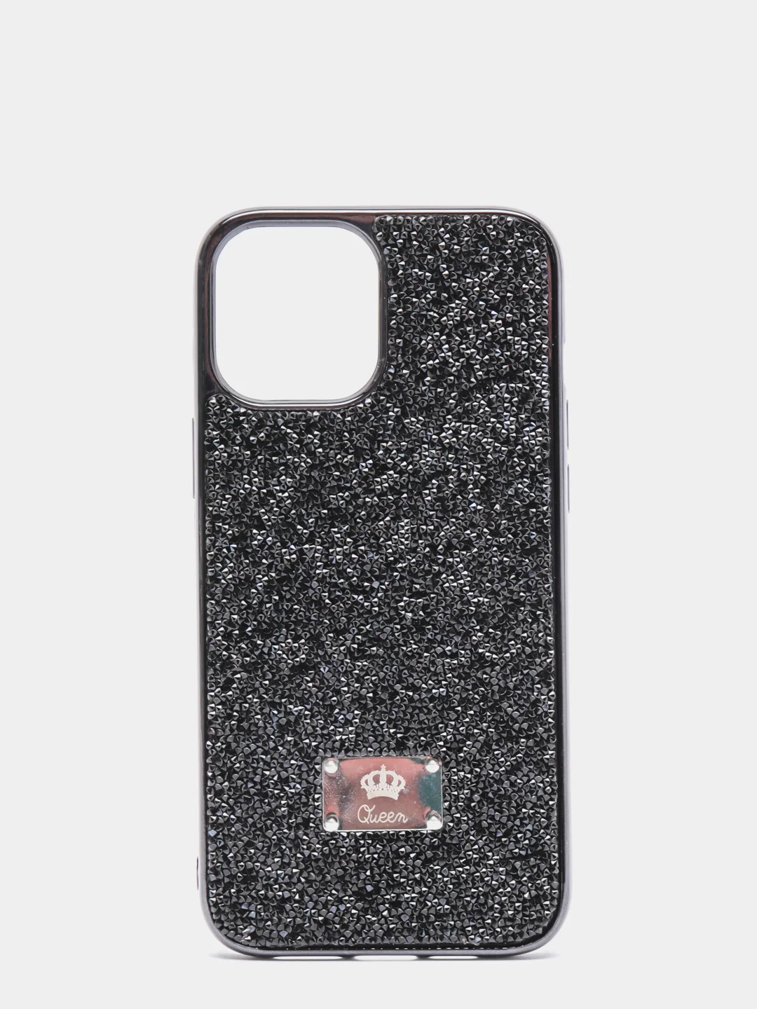 Черный чехол со стразами iPhone 11, 12, 12 Pro, 12 Pro Max, 13, 13 Pro, 13 Pro Max