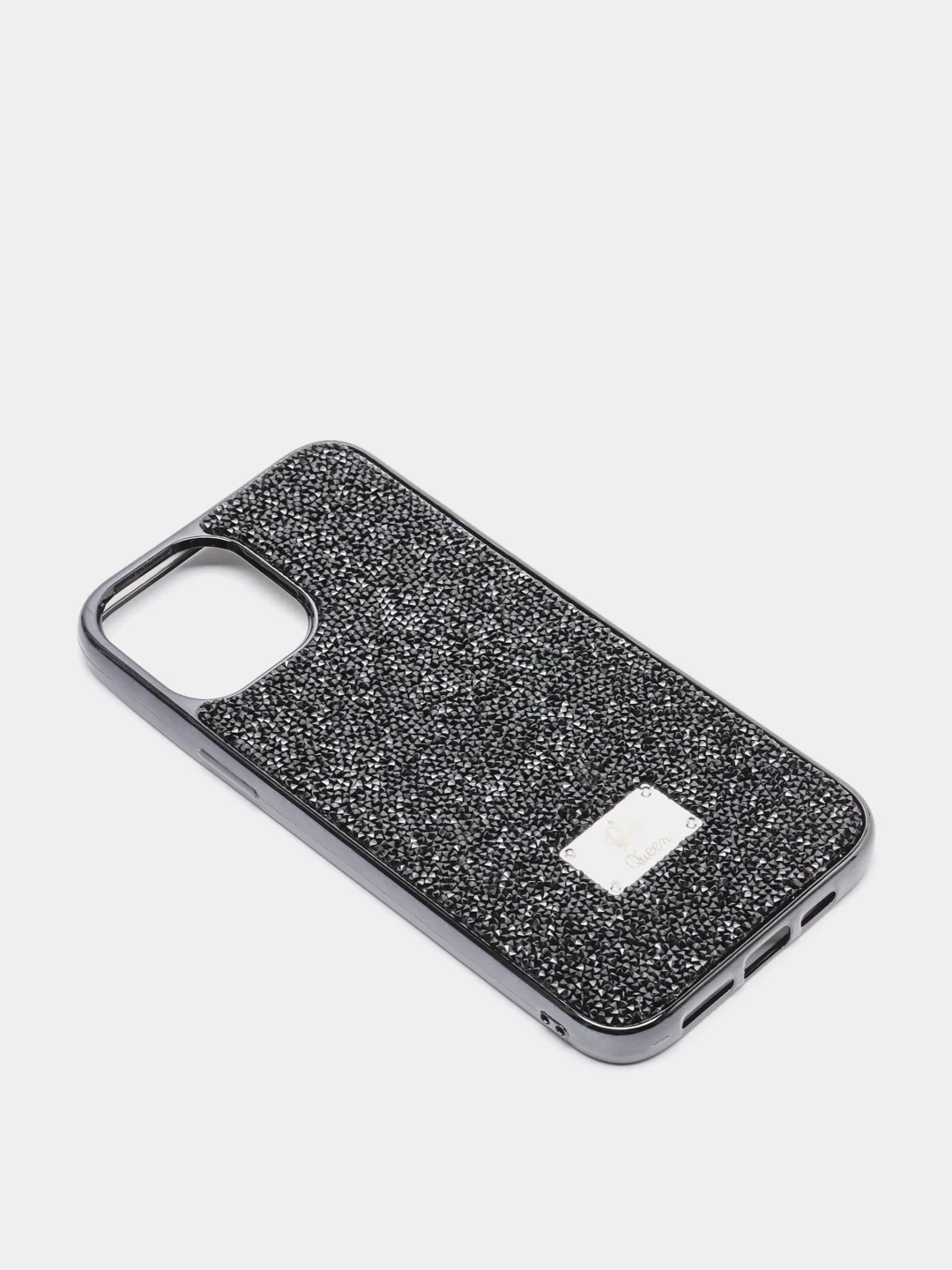Черный чехол со стразами iPhone 11, 12, 12 Pro, 12 Pro Max, 13, 13 Pro, 13 Pro Max