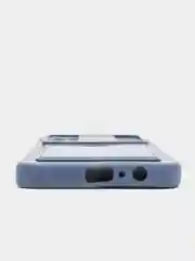 Темно-синий чехол накладка c визитницей Samsung A50, A51, A52, A72, A12, A32, Redmi Note 10 Pro, 9A
