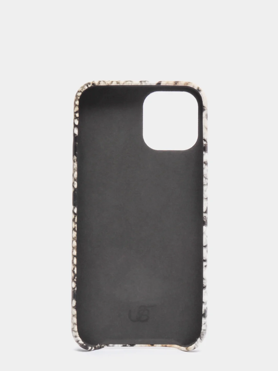 Коричневый кожаный чехол с принтом "питон" Apple iPhone 11, 11 pro, 12, 12 Pro, 12 Pro Max