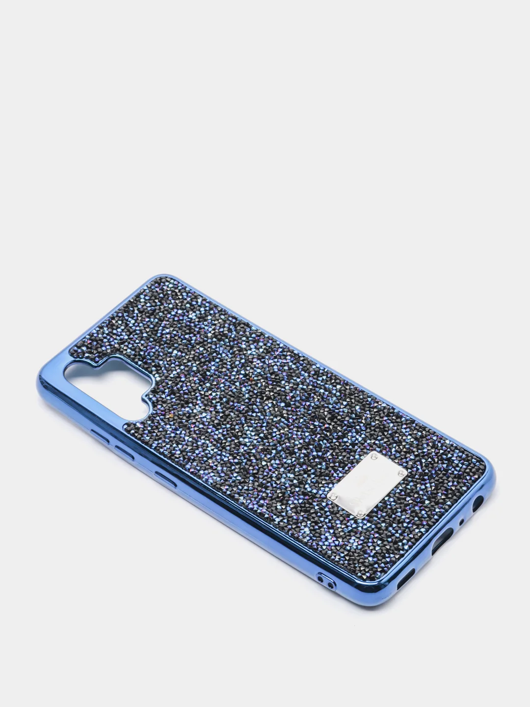Индиго чехол со стразами Samsung A52, A32, S21 Ultra, S21 Plus, iPhone 11, 13, 13Pro, 13 Pro Max