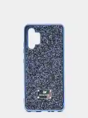 Индиго чехол со стразами Samsung A52, A32, S21 Ultra, S21 Plus, iPhone 11, 13, 13Pro, 13 Pro Max