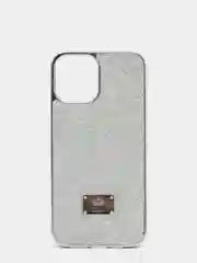 Белый чехол со стразами iPhone 11, 12, 12 Pro, 12 Pro Max, 13, 13 Pro, 13 Pro Max