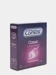 Contex Classic Презервативы , классические, с гелем-смазкой, естественные ощущения, 3 шт