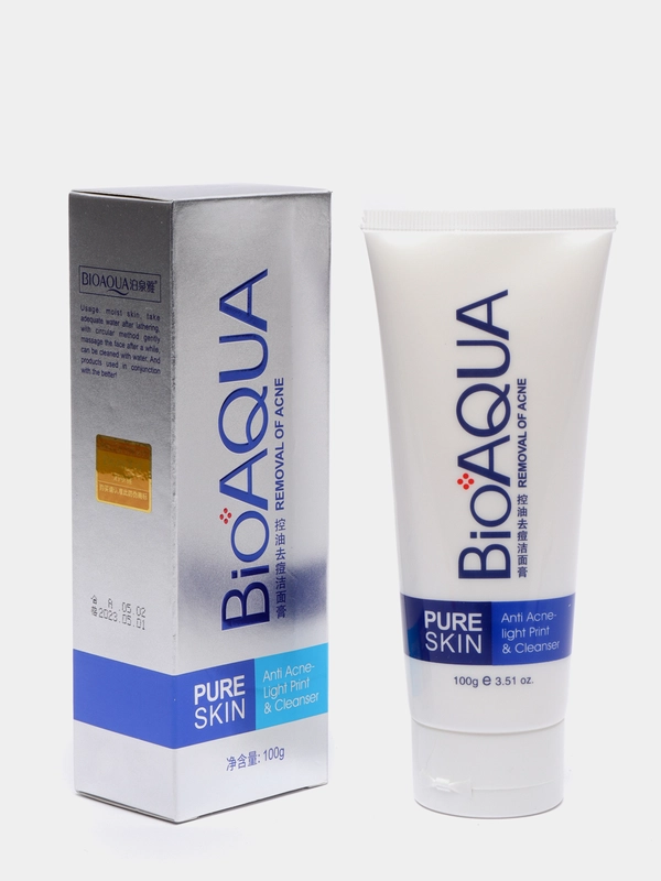 Пенка для умывания от акне Pure Skin, 100гр