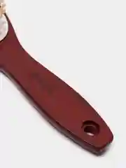 Коричневый расческа массажная, деревянная