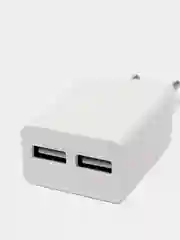 Сетевое зарядное устройство 2 USB, 2.4 A с кабелем Type-C, Micro USB, Lightning iPhone