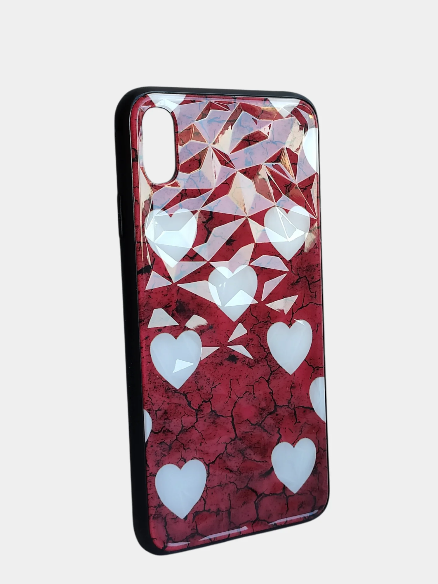 Алый стеклянный чехол с рисунком принтом картинкой для iphone 11 pro max xs 6s 5s 7+ 8 plus