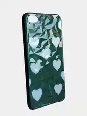 Аметистовый стеклянный чехол с рисунком принтом картинкой для iphone 11 pro max xs 6s 5s 7+ 8 plus