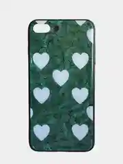 Аметистовый стеклянный чехол с рисунком принтом картинкой для iphone 11 pro max xs 6s 5s 7+ 8 plus