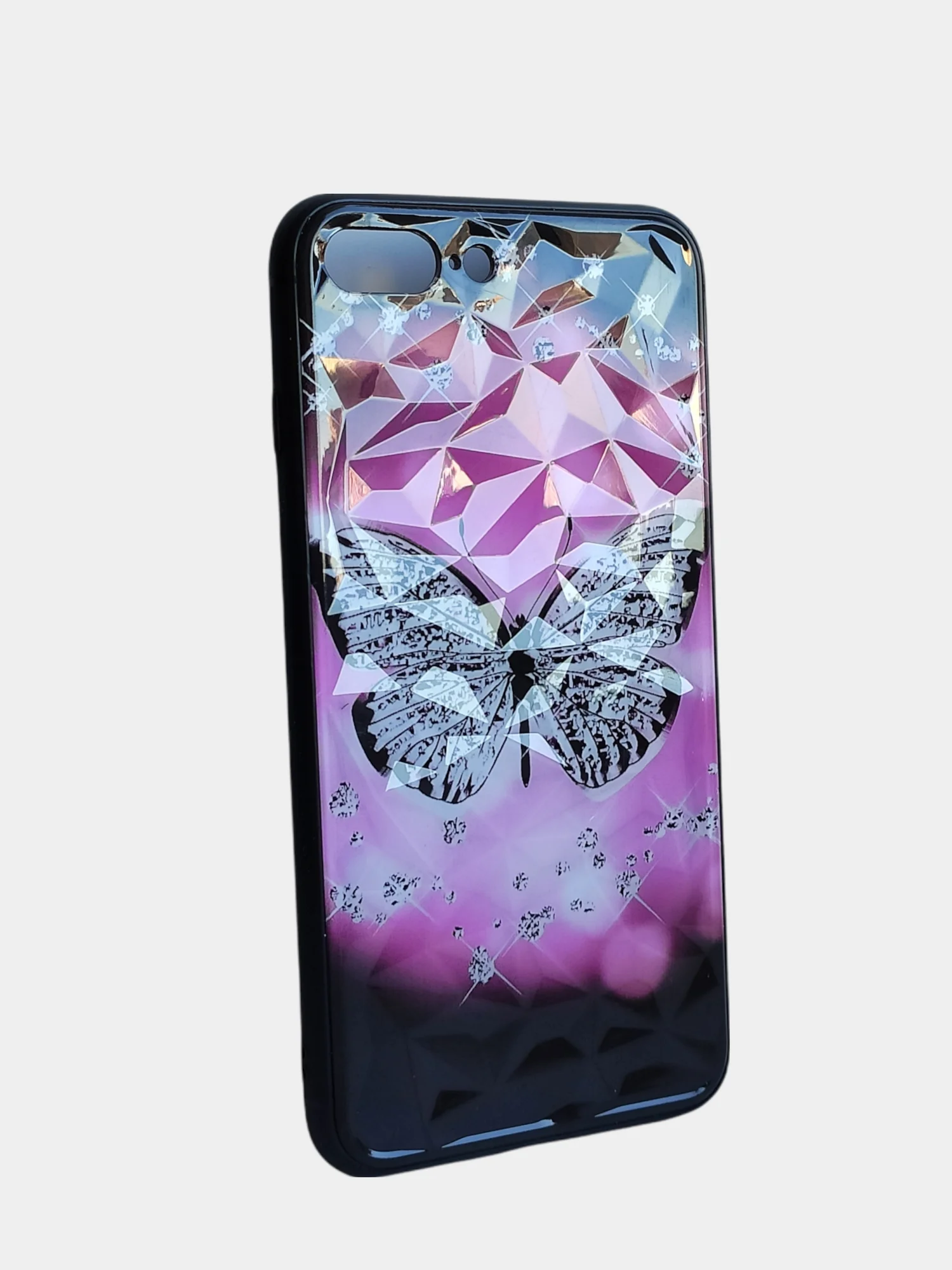 Багровый стеклянный чехол с рисунком принтом картинкой для iphone 11 pro max xs 6s 5s 7+ 8 plus