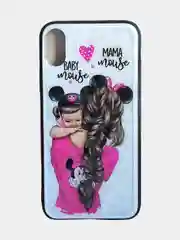 Белый стеклянный чехол с рисунком принтом картинкой для iphone 11 pro max xs 6s 5s 7+ 8 plus