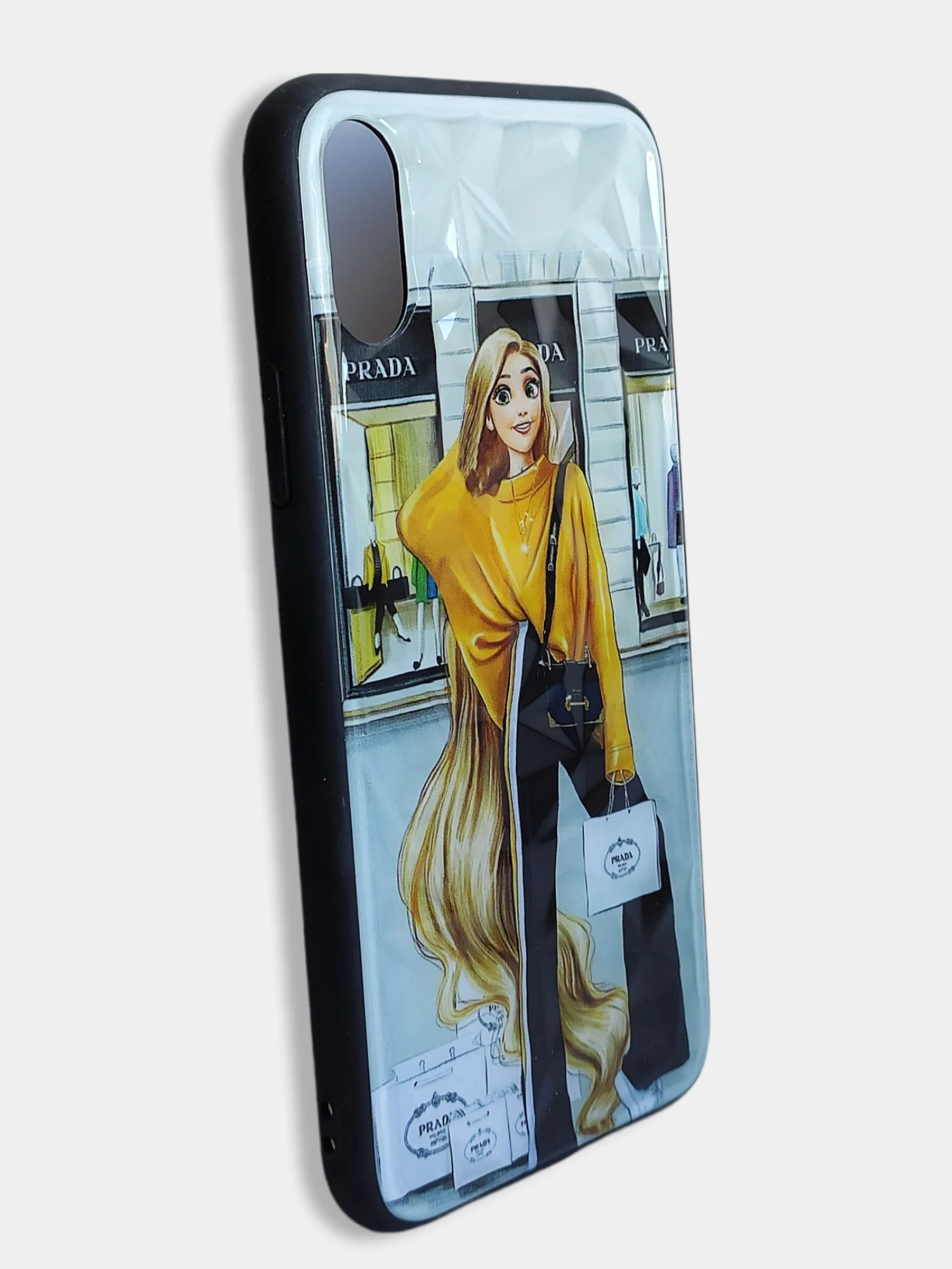 Бирюзовый стеклянный чехол с рисунком принтом картинкой для iphone 11 pro max xs 6s 5s 7+ 8 plus