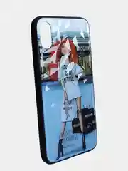 Бордовый стеклянный чехол с рисунком принтом картинкой для iphone 11 pro max xs 6s 5s 7+ 8 plus