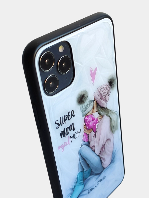 Стеклянный чехол с рисунком принтом картинкой для iphone 11 pro max xs 6s 5s 7+ 8 plus