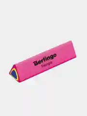 Розовый ластик "Berlingo", треугольный
