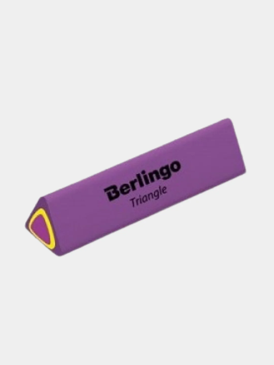 Фиолетовый ластик "Berlingo", треугольный