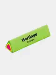 Салатовый ластик "Berlingo", треугольный