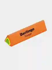 Оранжевый ластик "Berlingo", треугольный