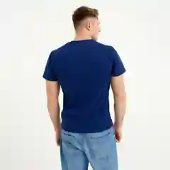 Футболка мужская  цвет синий