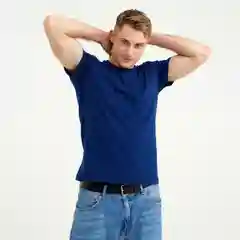 Футболка мужская  цвет синий