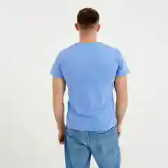 Футболка мужская, цвет голубой