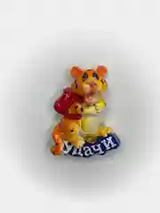 Кораллово-розовый магниты на холодильник тигр новогодний