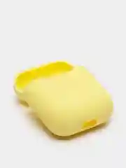 Желтый чехол для Apple AirPods 1, AirPods 2 силиконовый