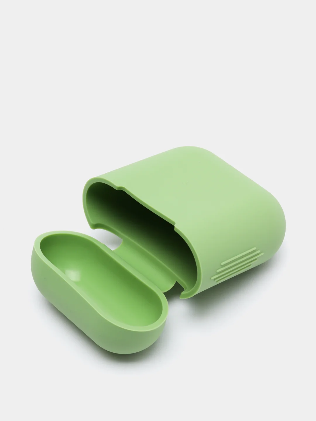 Лесной зеленый чехол для Apple AirPods 1, AirPods 2 силиконовый