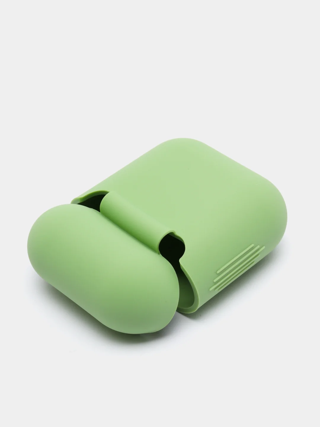 Лесной зеленый чехол для Apple AirPods 1, AirPods 2 силиконовый