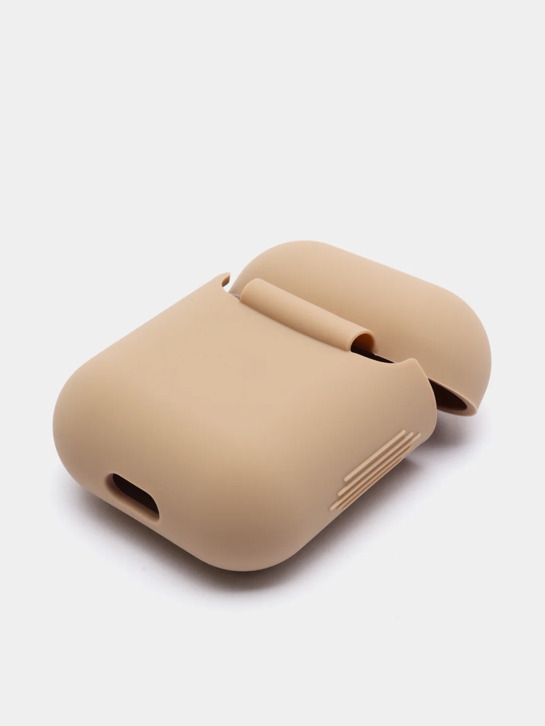 Белый чехол для Apple AirPods 1, AirPods 2 силиконовый